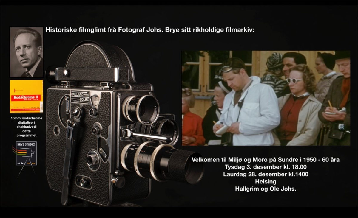 Historiske filmglimt frå fotograf Johs. Brye sitt rikholdige filmarkiv